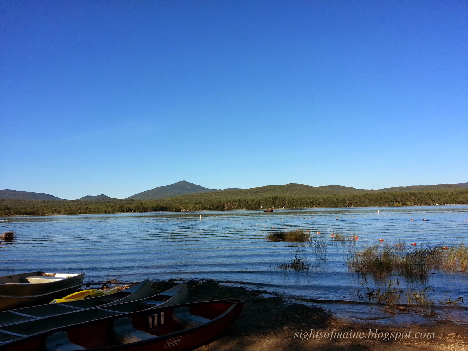 Sights of Maine Webb Lake / Mt Blue State Park