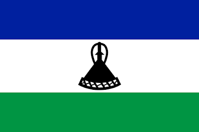 Logo Gambar Bendera Negara Lesotho PNG JPG ukuran 400 px