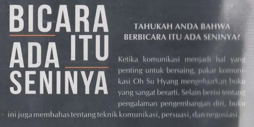 Download Pdf Bicara Itu Ada Seninya