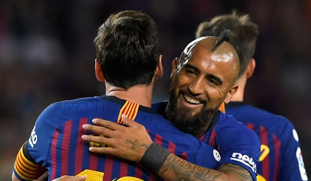 Vidal Ngamuk, Pemain Barcelona Malah Santai Vidal Ngamuk, Pemain Barcelona Malah Santai