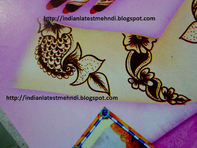 bridal mehndi design for arm of bride