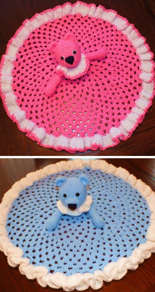 Beautiful Skills Crochet Knitting Quilting Teddy Bear Granny Circle