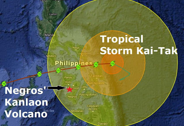 Major quake or major eruption alert Kanlaon Volcano Philippines  Naamloos