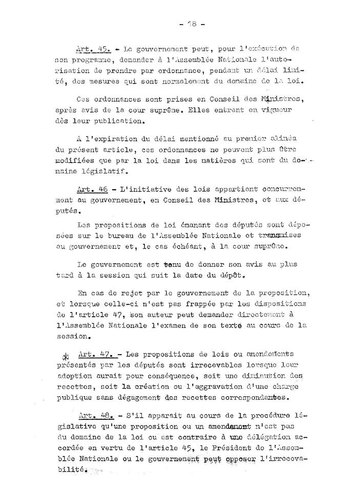 A LOOK AT THE GABONESE CONSTITUTION FROM THE 1960s UNDER LÉON MBA. LA ...