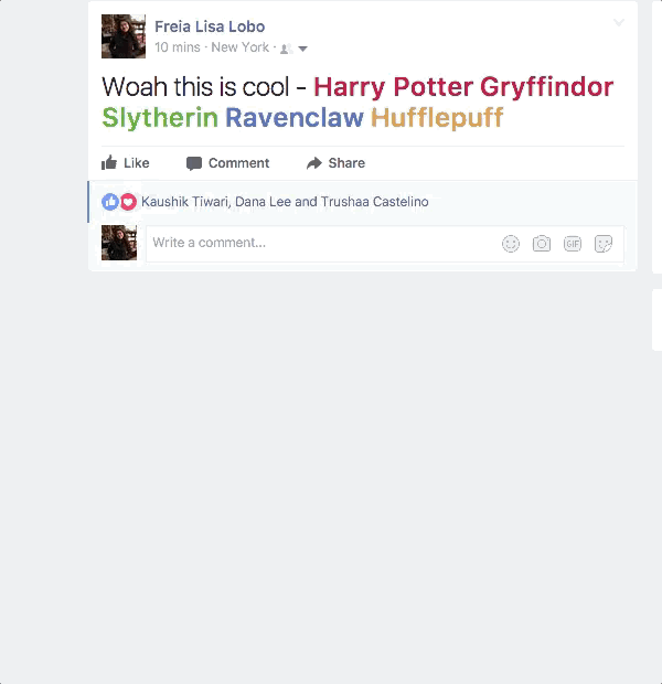 Buat Status Harry Potter di Facebook Muncul Hal Ajaib