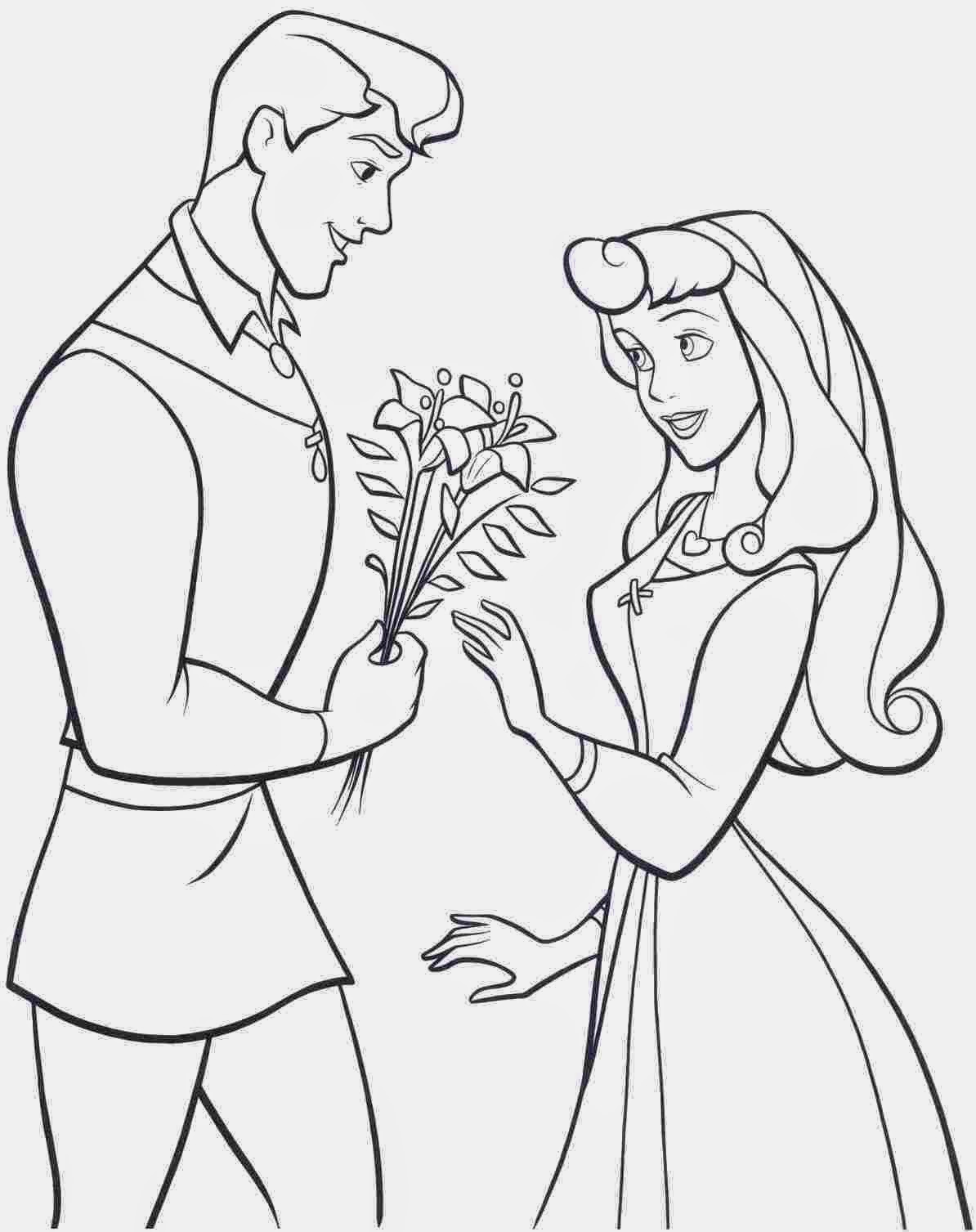 The Holiday Site Coloring Pages of Princess Aurora From 