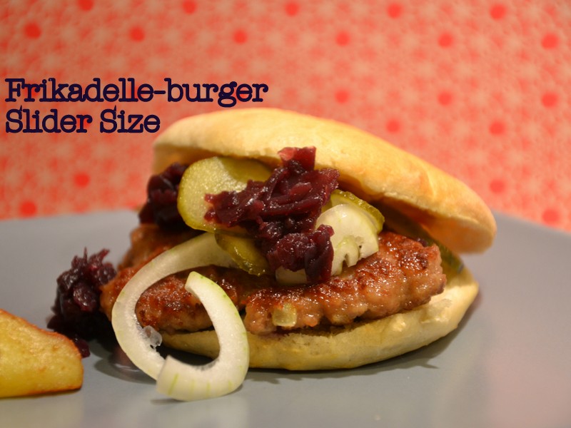 Brændstof: Frikadelle-burger (Slider Size)
