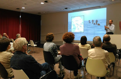 Presentació de VIAJE AL BLANCO a la biblioteca de Rubí