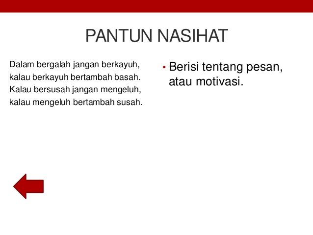 Kumpulan Contoh Pantun Nasehat Pendidikan 2018 - Kumpulan 