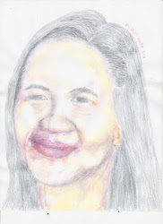 watercolor pencils drawing portrait frauline rizal domingo manila philippines
