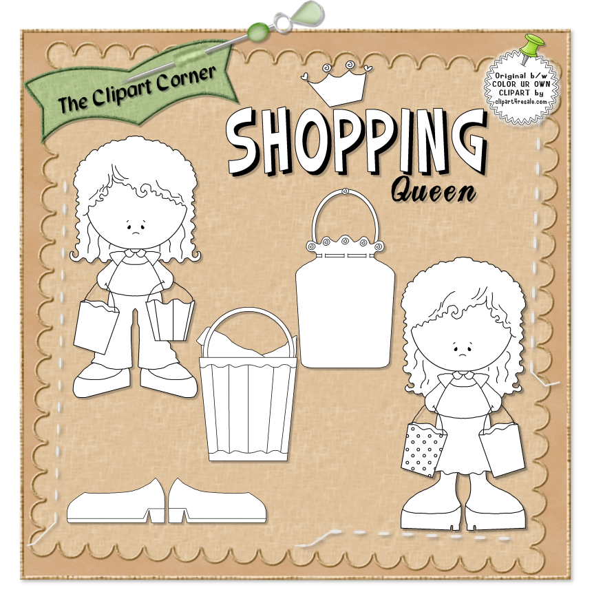 clipart shopping queen - photo #28