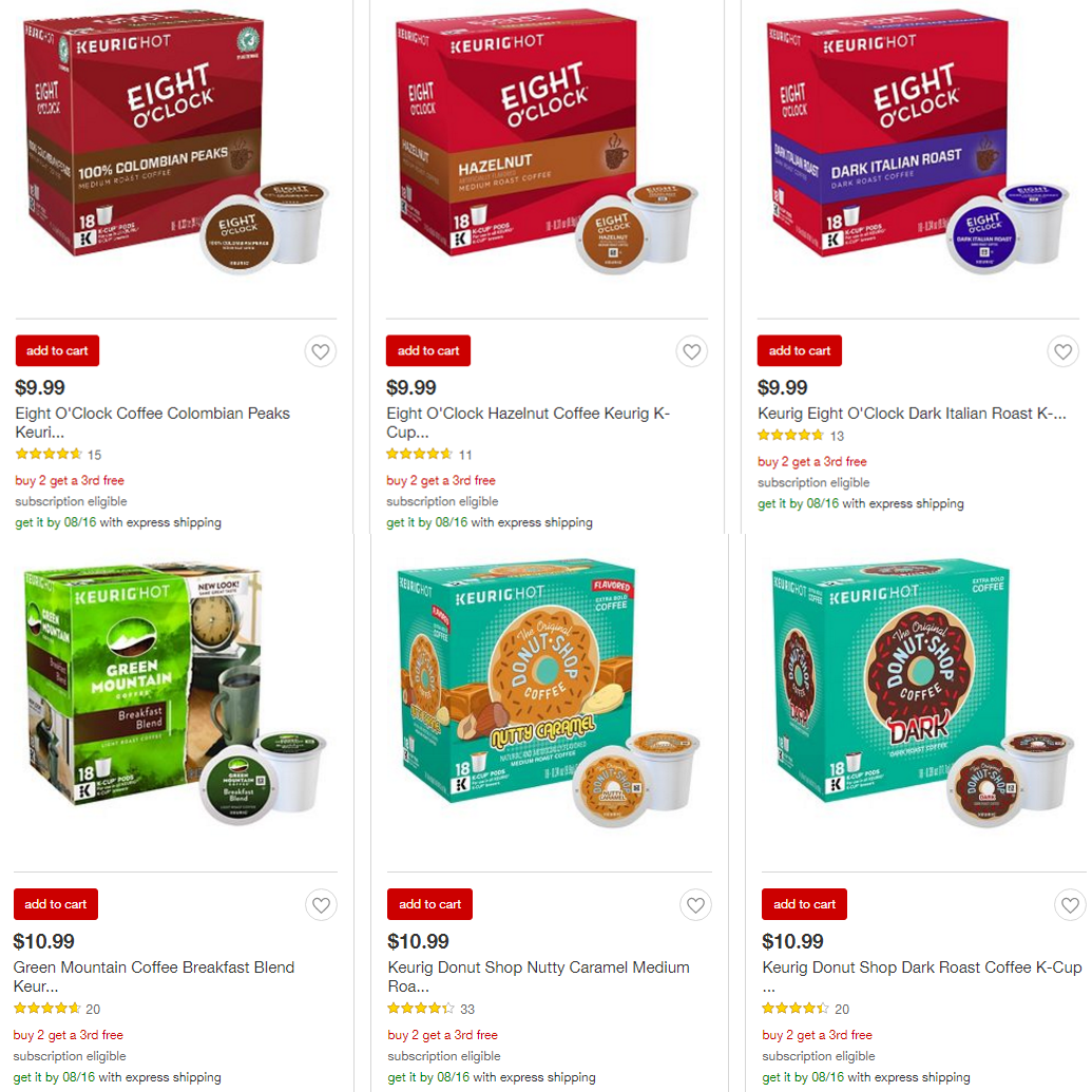 Right Now At Target When You Buy 2 Select K Cups Products Get The 3rd For Free There Are A Variety Of Flavors And Brands To Choose From Right Now At Target When You Buy 2 Select K Cups Products Get The 3rd For Free There Are A Variety Of Flavors And Brands To Choose From