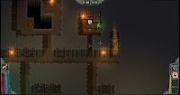 Heroes of Hammerwatch - Area 1 - a level filled mainly with big worms.