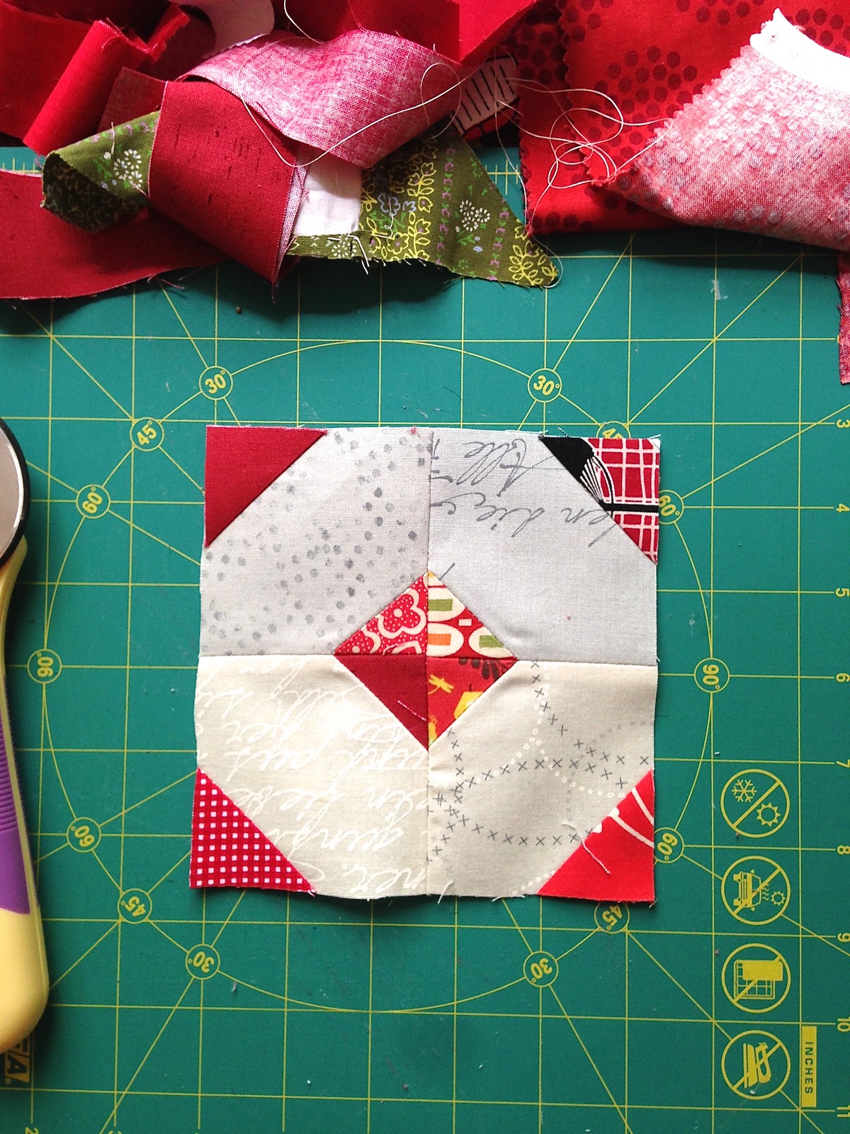 A WIP WED quilt block tutorial a visit with Mr. Bernina GoGo Kim