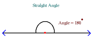 সরলকোণ (Straight angle)