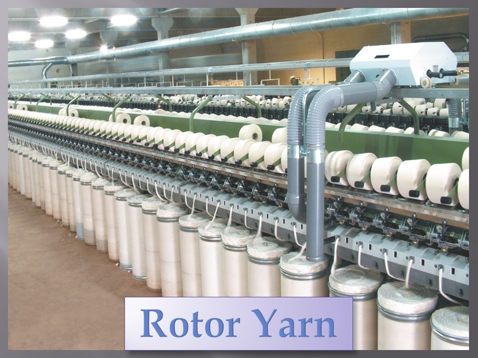 Flowchart of Rotor Yarn Manufacturing Process