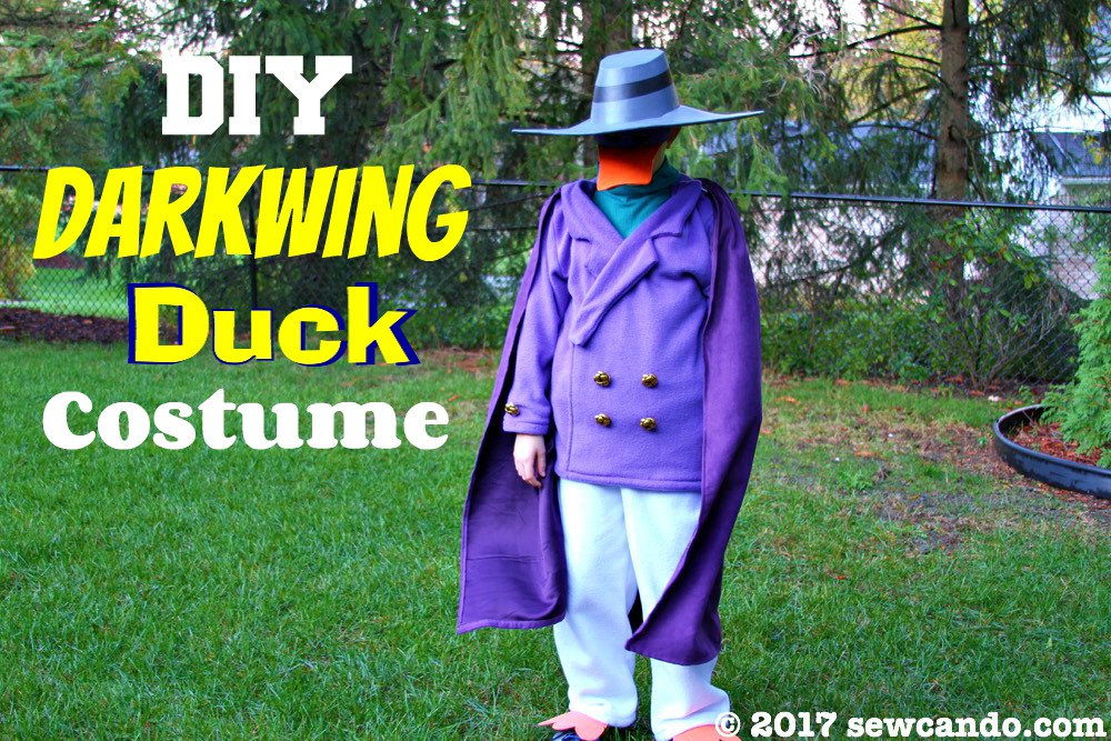 Sew Can Do Halloween Cartoon Cosplay DIY Darkwing Duck Costume
