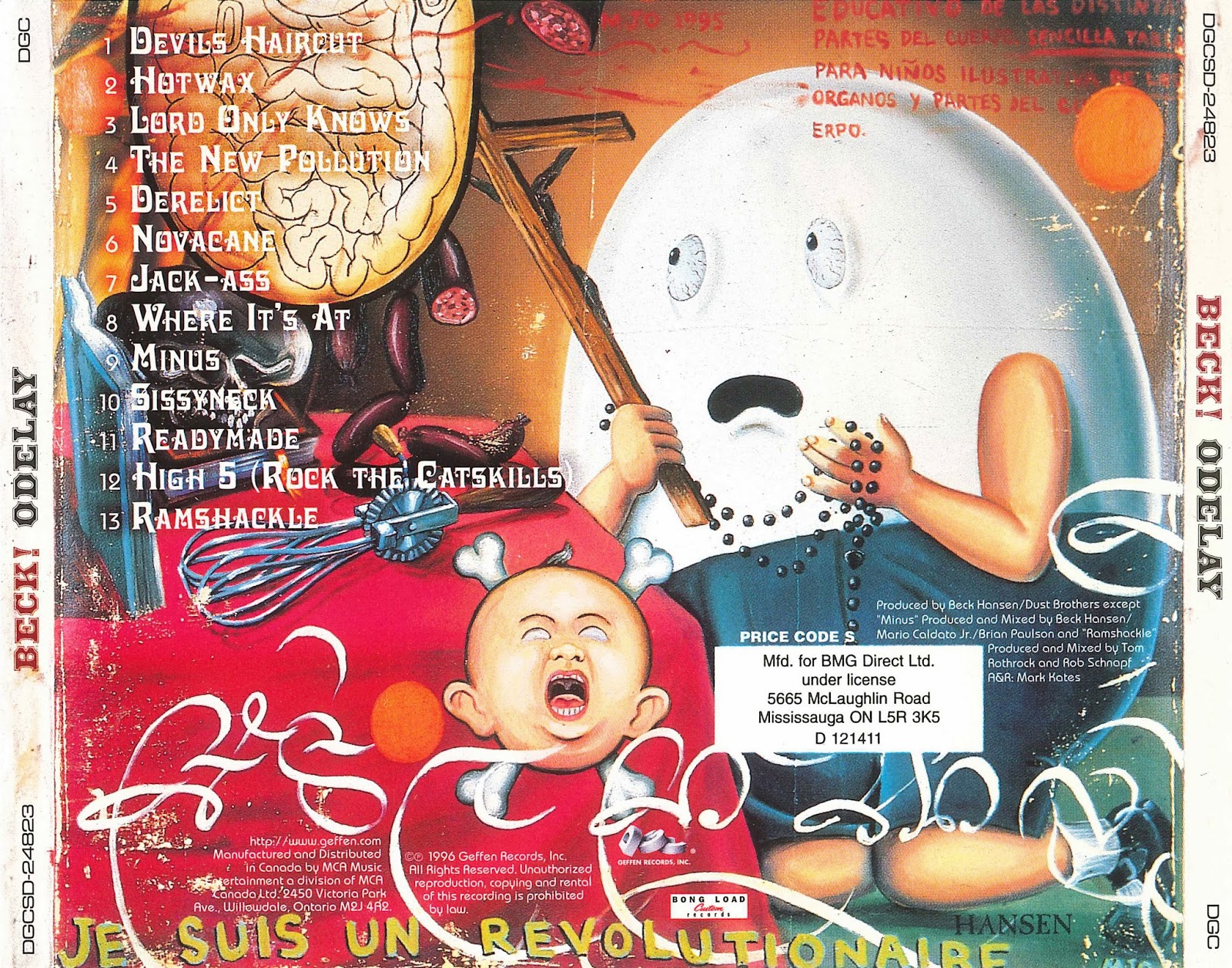 Andrew's Album Art Beck Odelay (1996)