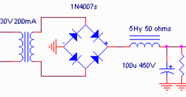 The Rectifier and Filter Circuit - Circuits Diagram and Circuits Details