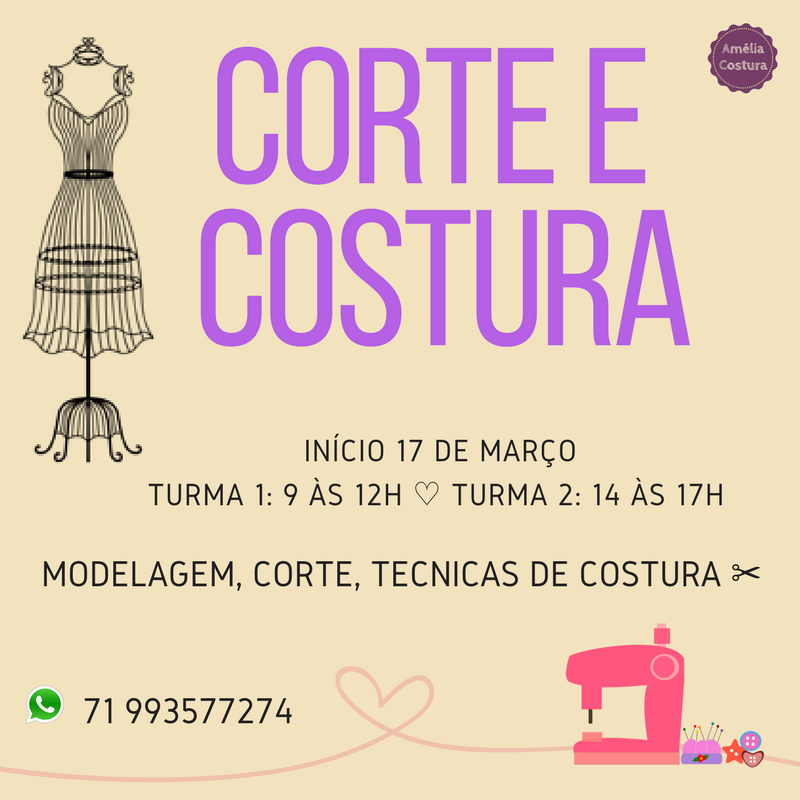 Curso de corte e costura em curitiba