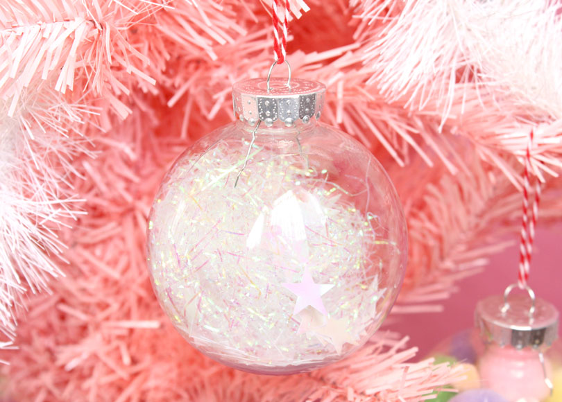 diy bauble mix iridescent