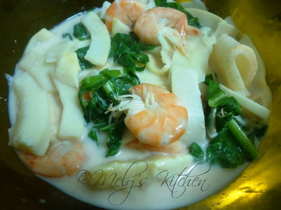 Mely's kitchen Bamboo Shoots with Coconut Milk