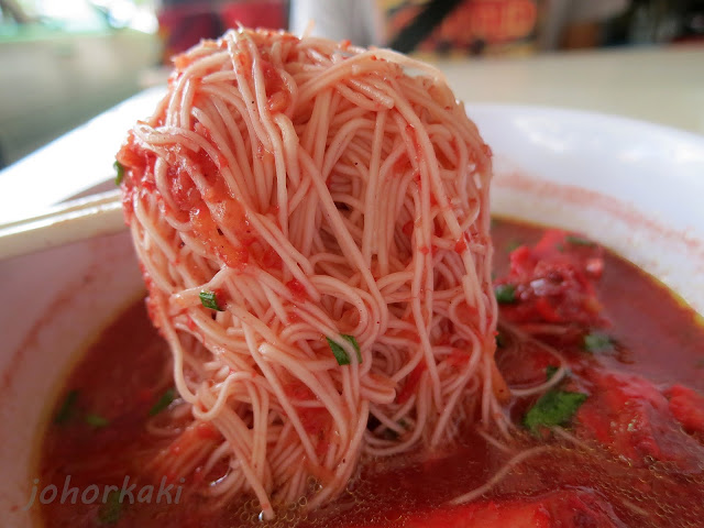 Red Rice Wine Mee Suah and Wanton Mee at Restoran Lima Ratus in Taman Perling, Johor Bahru Red-Rice-Wine-Mee-Suah