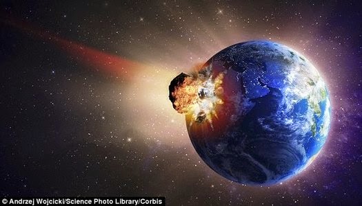 Meteorito chocan con la Tierra