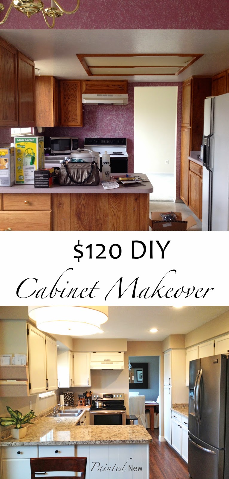 Painted New 120 Kitchen Cabinet Makeover