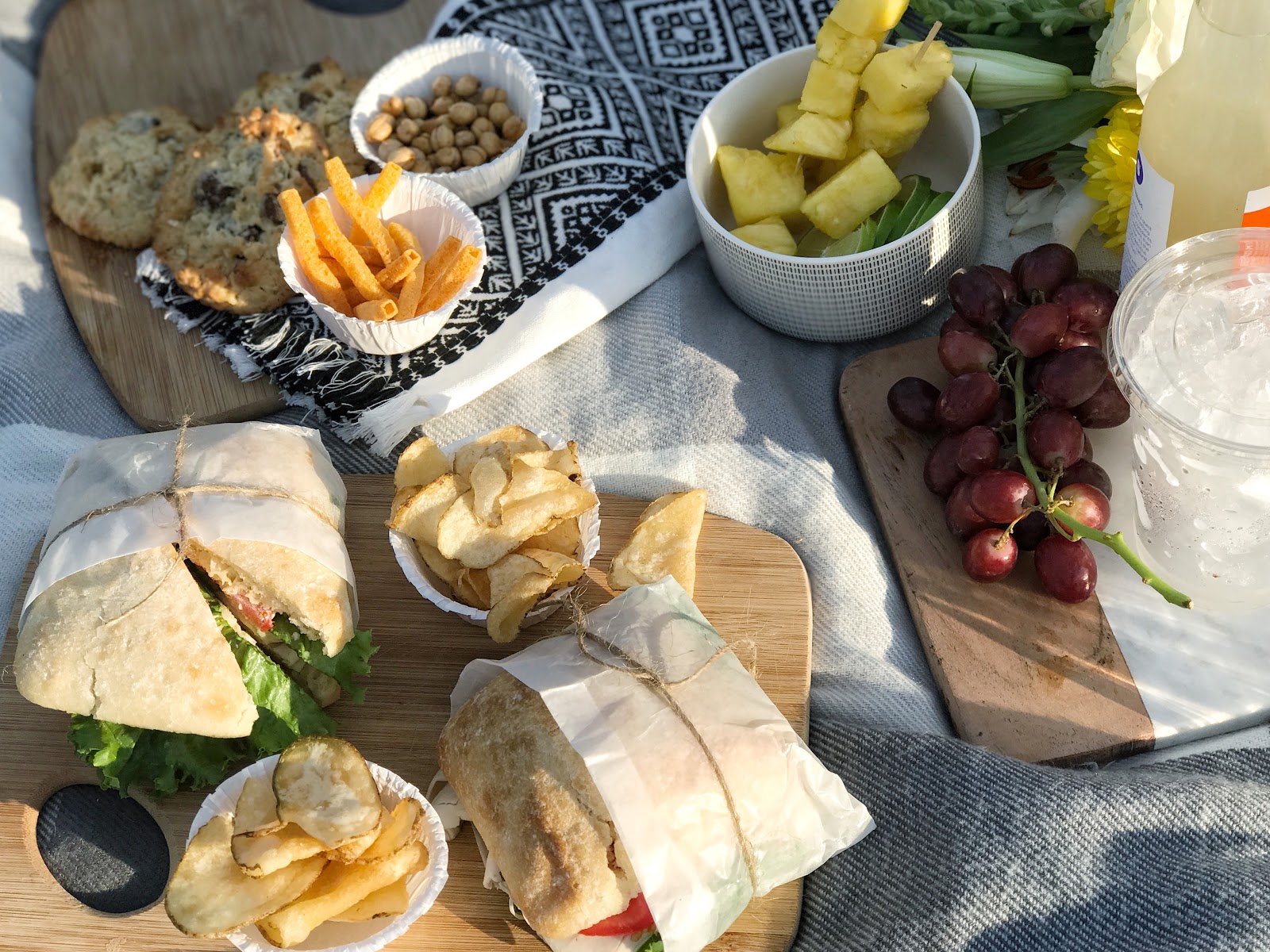 Late summer picnic for two