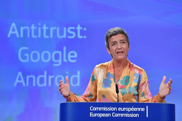 Google EU's anti-monopoly fine
