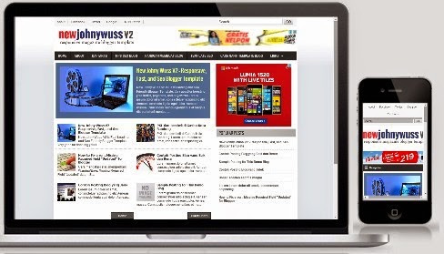 New Johny Wuss V2 - Template Blog SEO Fast Responsif