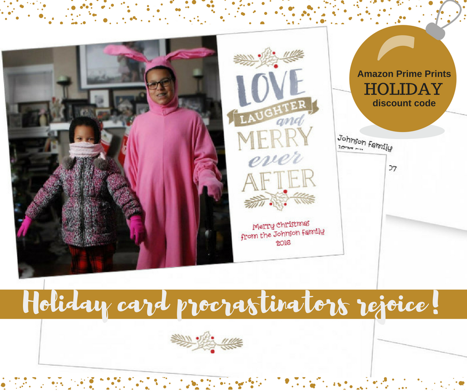 Holiday Card Procrastinators Rejoice! Amazon Prints + a Discount