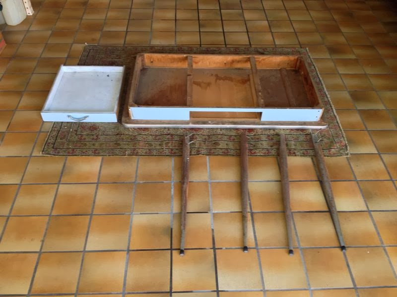 Il lab delle idee: Tavolo vintage in formica - work in progress