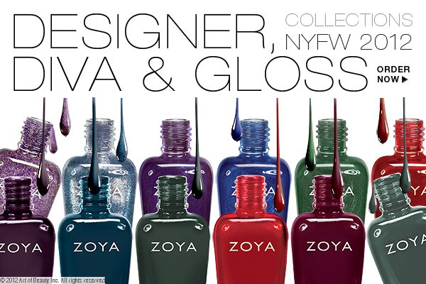 New Zoya 2012 Fall Collection - Designer, Diva & Gloss