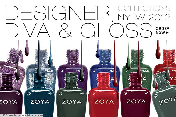 New Zoya 2012 Fall Collection - Designer, Diva & Gloss