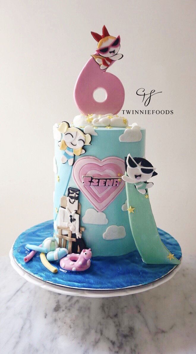 POWERPUFF GIRLS CAKE  Birthday Party Cake Art  Koalipops  YouTube