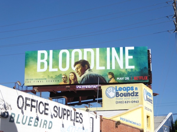 Bloodline final season billboard Bloodline final season billboard