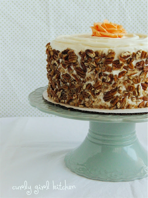 Curly Girl Kitchen: Browned Butter Carrot Cake with Salted Caramel ...