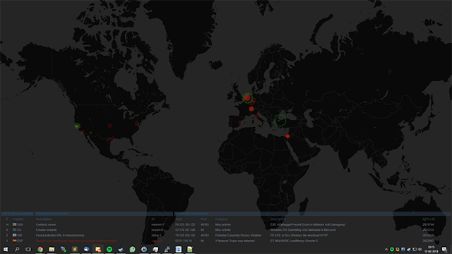 Realtime Malware Threat Map Wallpaper Engine
