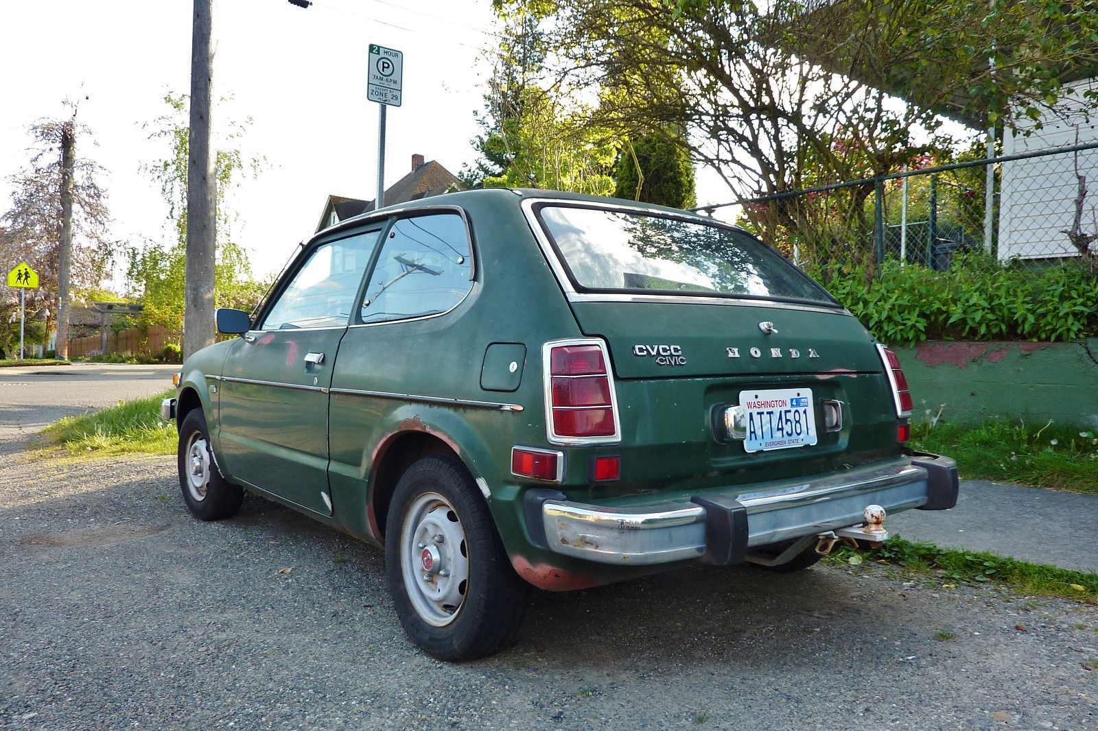 Seattle's Parked Cars: 1976 Honda Civic CVCC