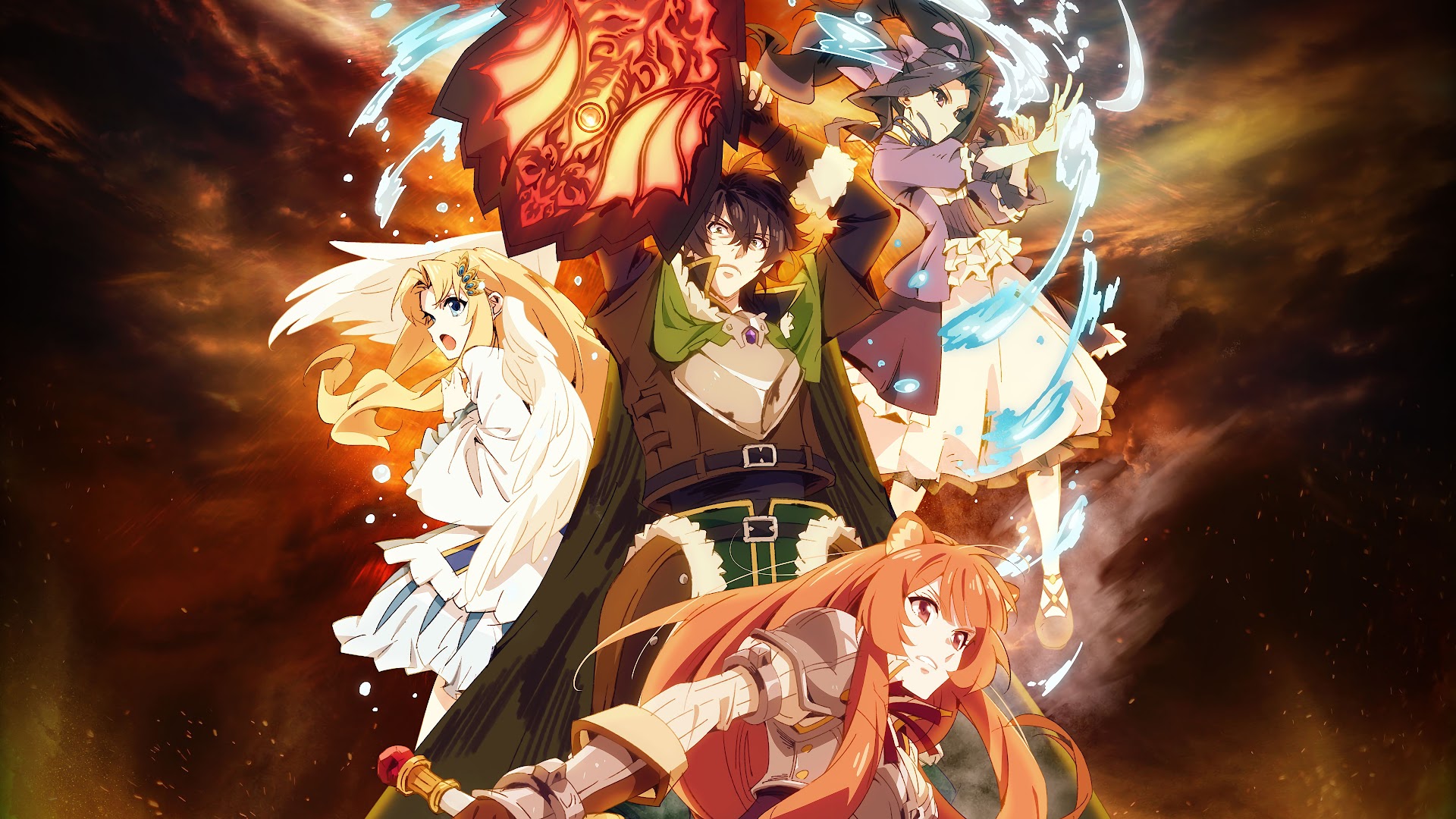 Naofumi, Raphtalia, Filo, Melty, The Rising of the Shield Hero, 4K, #40 - Melty The Rising Of The Shield Hero