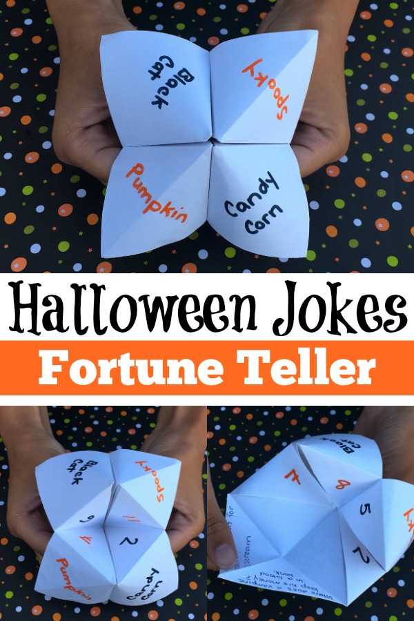 How to Make a Halloween Joke Fortune Teller for Kids