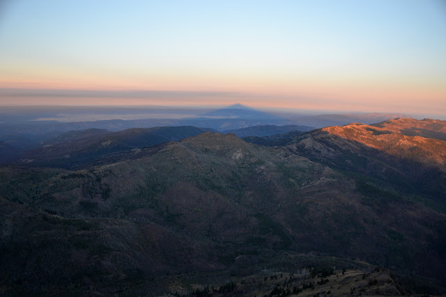 mountain shadow