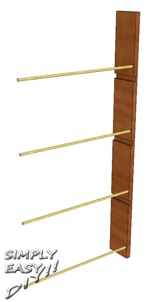 Simply Easy DIY: DIY Cabinet Door Spice Rack