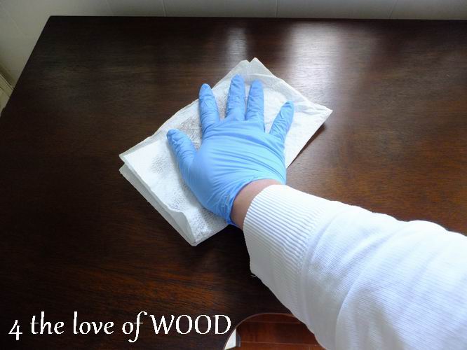 4 the love of wood: HOW TO WIPE ON POLY - tutorial