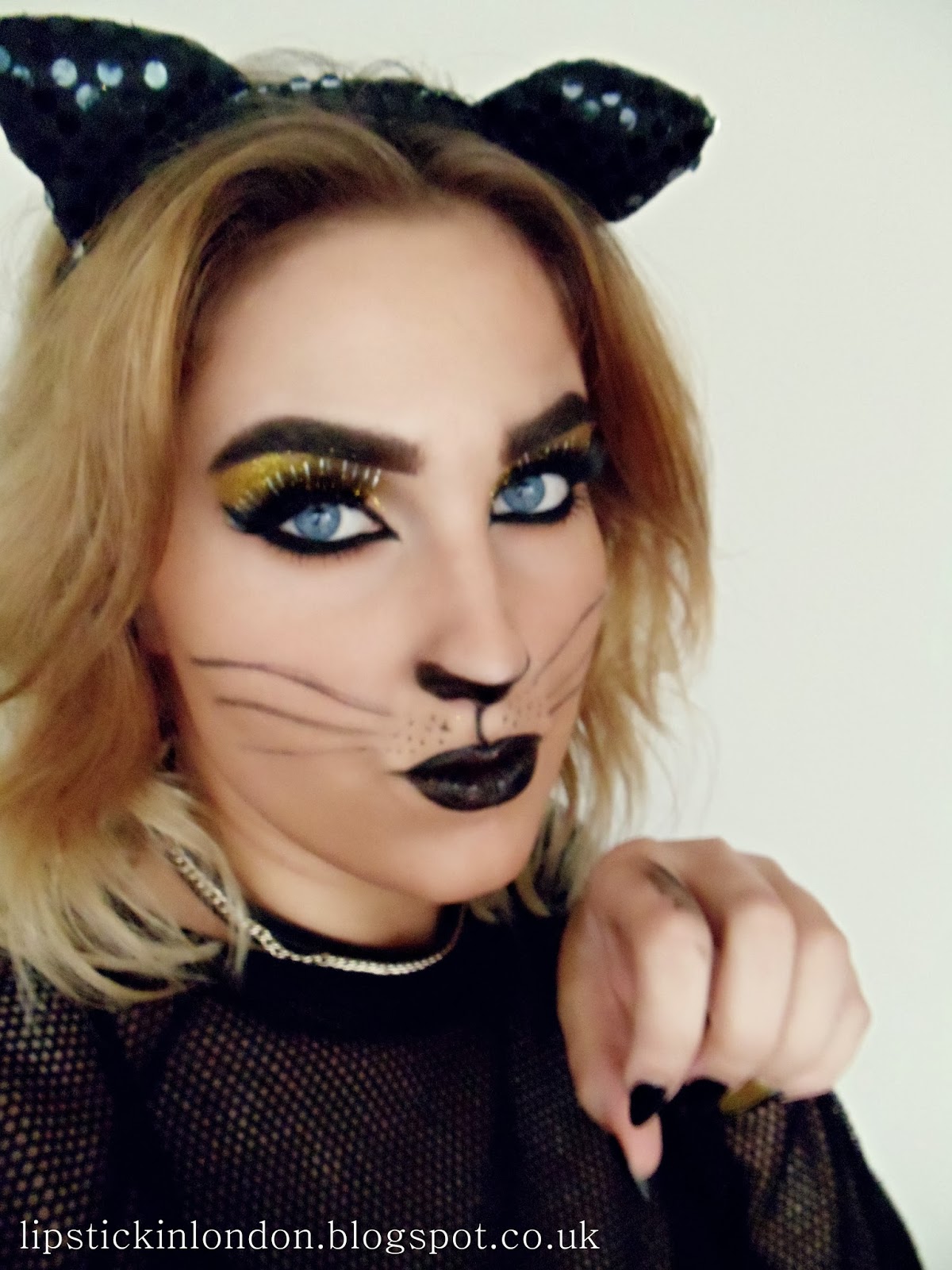 Lipstick in London: Halloween Cat Makeup