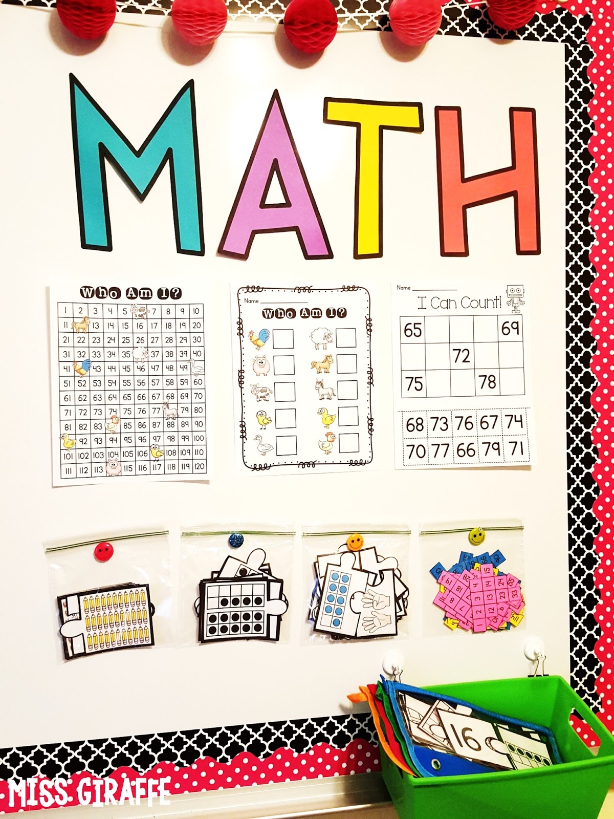 Miss Giraffe's Class: DIY Classroom Decor Bulletin Board Letters