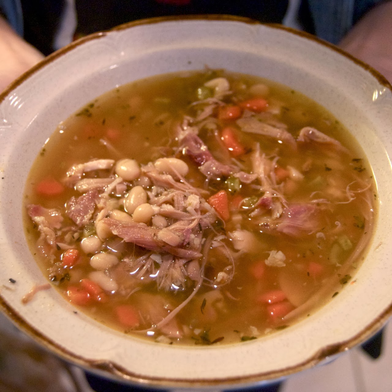 salt and seams: cooked up: turkey bone soup