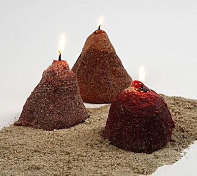 Candle making in Sand
